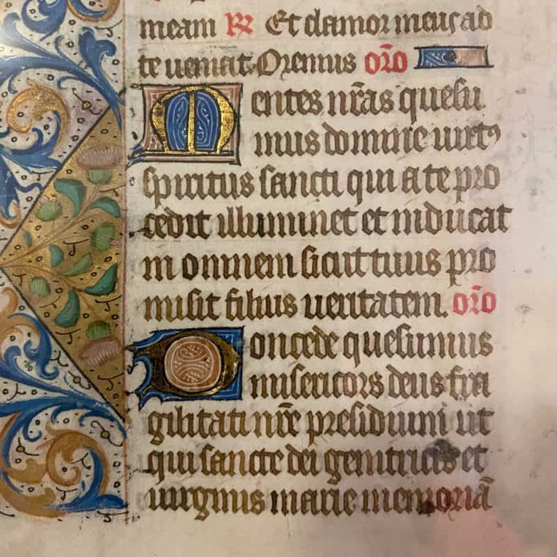 Medieval Manuscript Page (for 3-18-25)