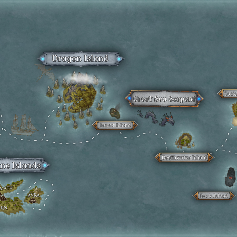 Dawn Treader Map