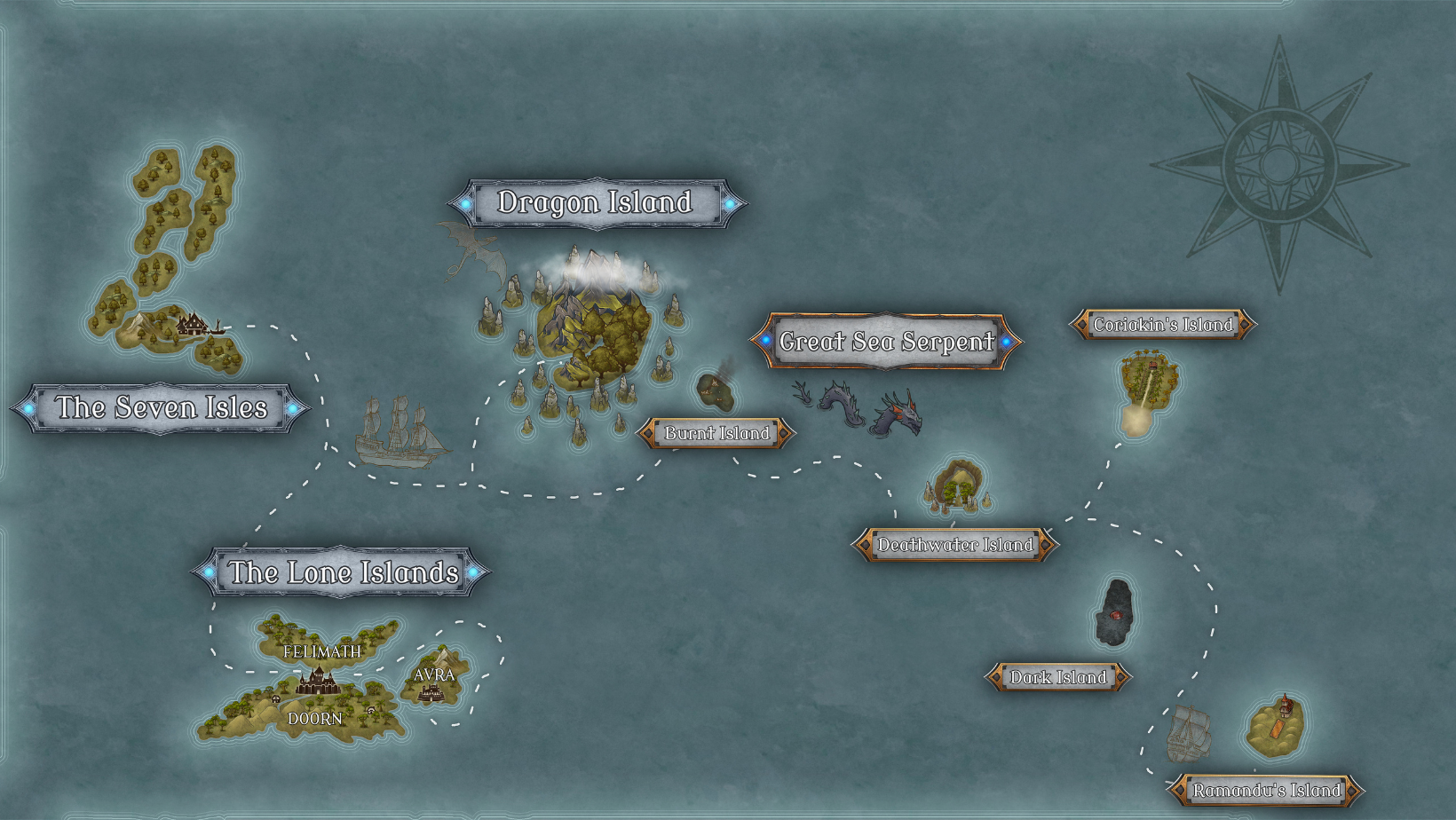 Dawn Treader Map